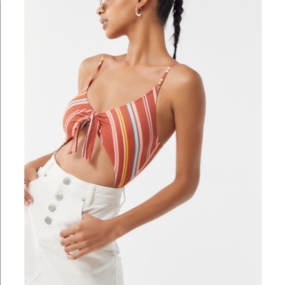 Urban Outfitters Other - Out from Under Tie-Front Cut-Out One Piece Swim